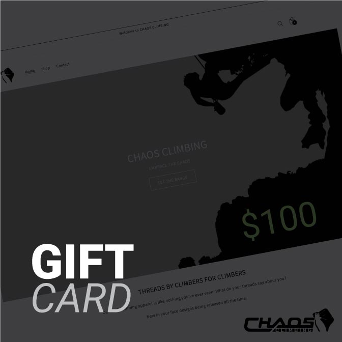 Chaos Climbing Gift Card - Chaos Climbing