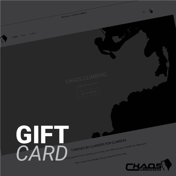 Chaos Climbing Gift Card - Chaos Climbing
