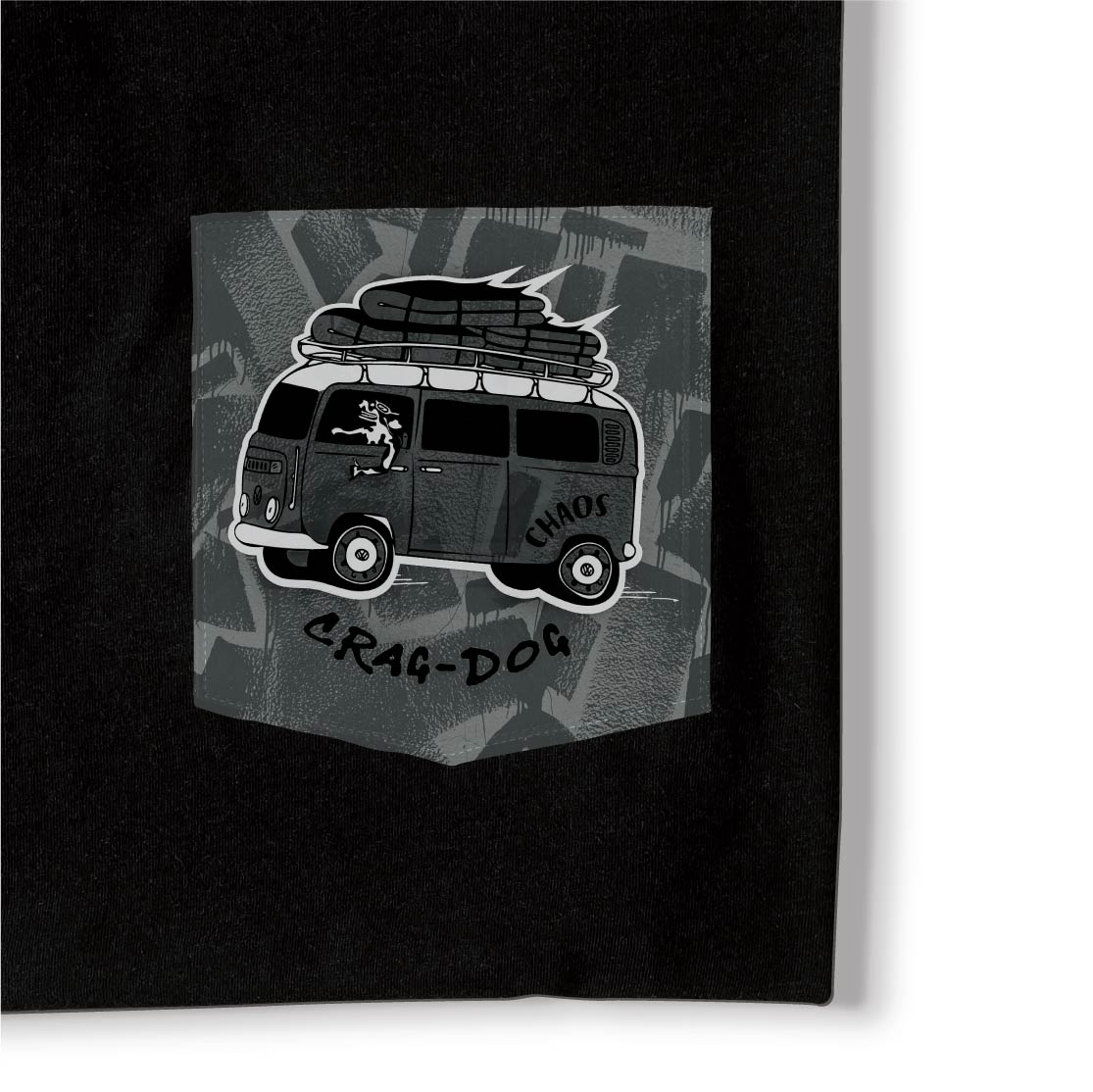 Crag-Dog | Vintage Pocket Tee - Chaos Climbing