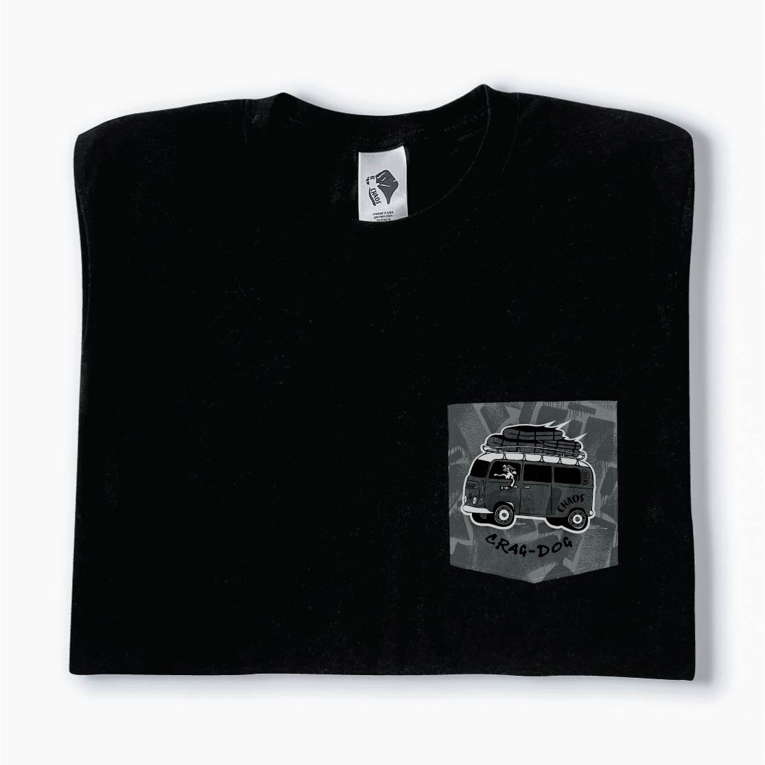 Crag-Dog | Vintage Pocket Tee - Chaos Climbing